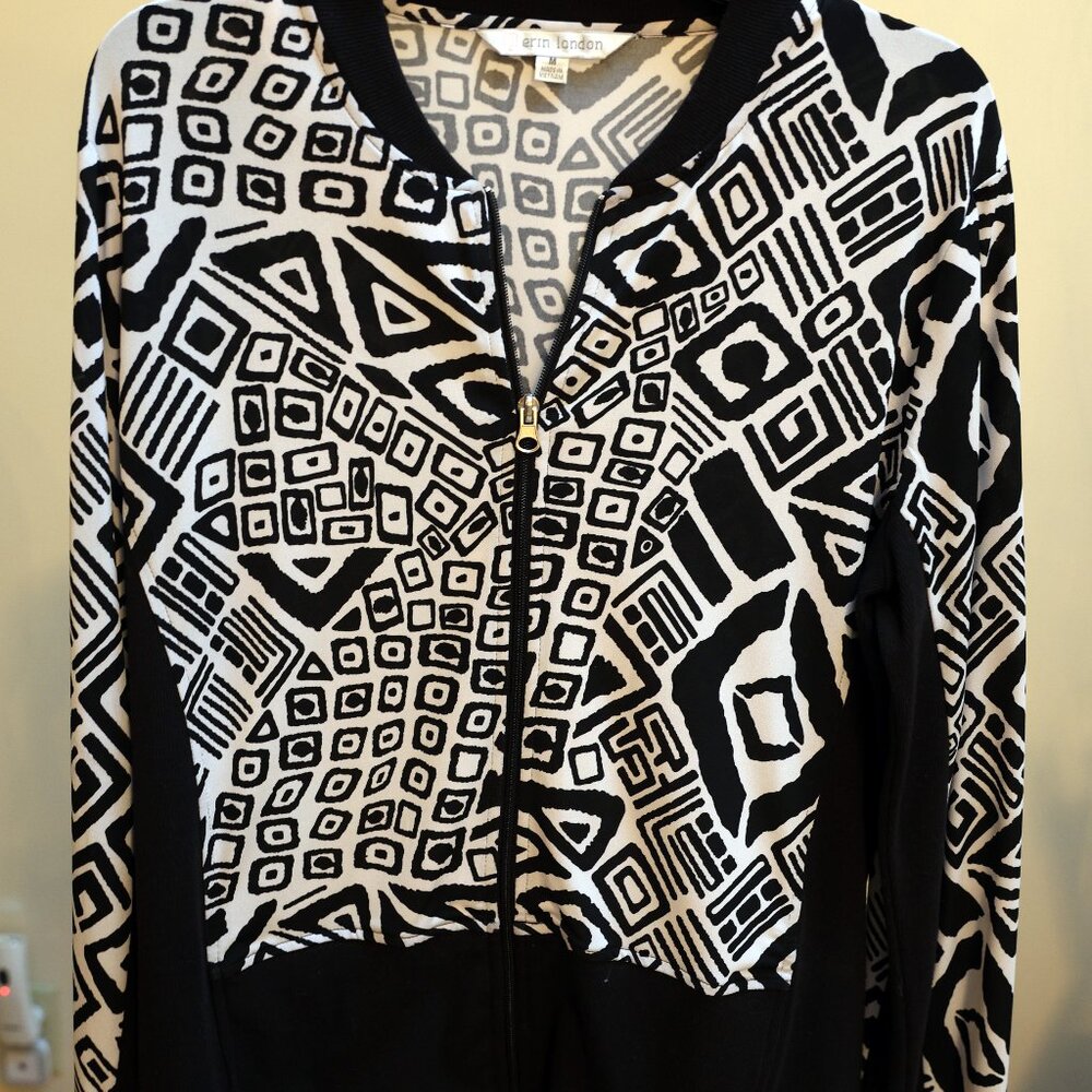 Erin London  Abstract Zippered top